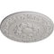 Ekena Millwork Sydney Ceiling Medallion (Fits Canopies up to 5 3/4"), Hnd-Painted Ultra Pure White, 27 3/4"OD x 2"P CM27SYUWF - alternate 4